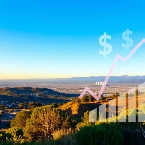 A scenic view of California representing financial challenges.