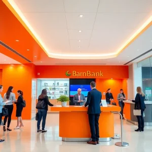 Interior view of American Business Bank's new San Diego Loan Production Office.