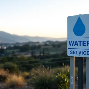 California American Water sign in San Martin