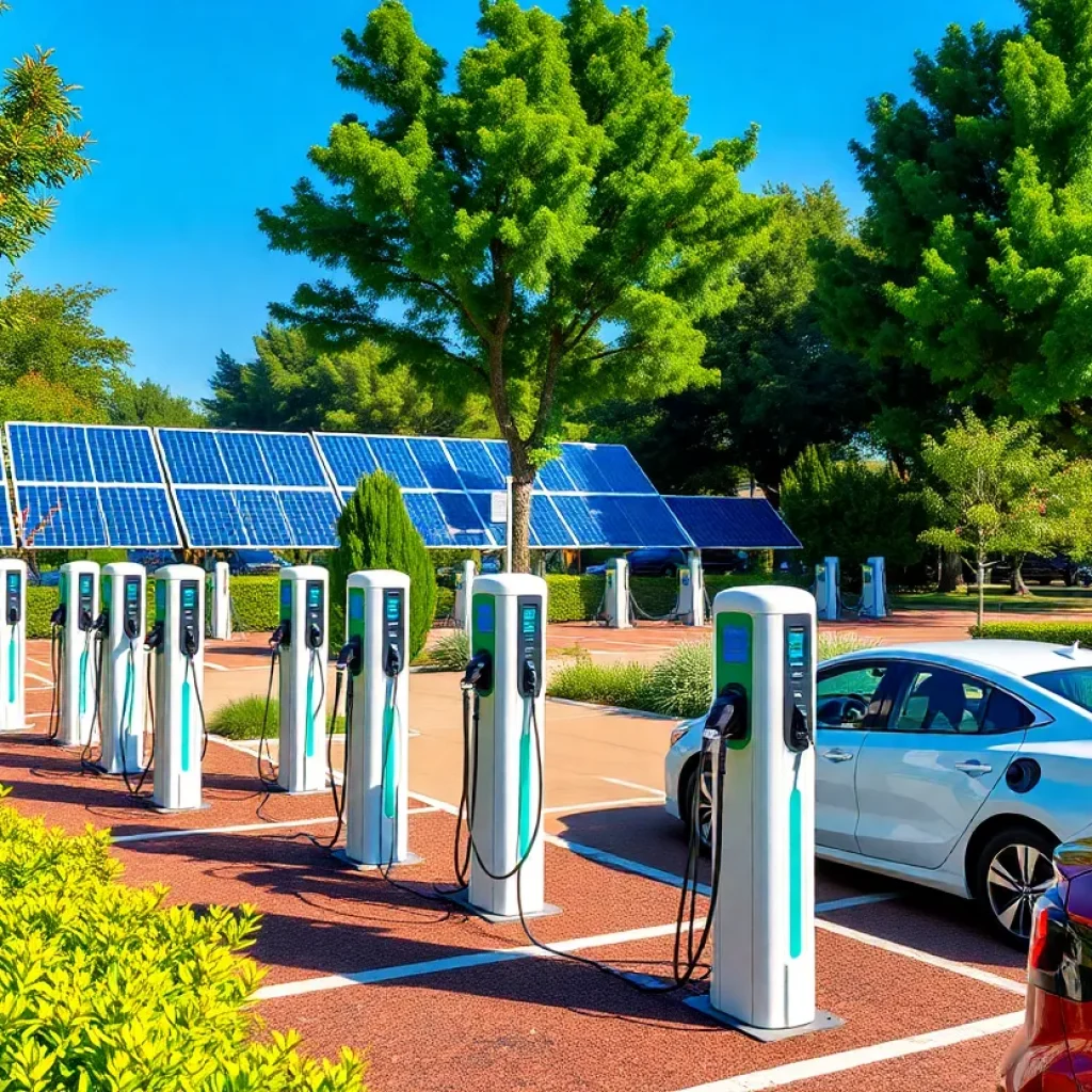 Electric vehicle chargers in California