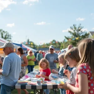 Families enjoying activities at FAMCHELLA in Fullerton