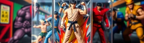 Ultra Street Fighter II Fei Long Action Figure Launch in Anaheim