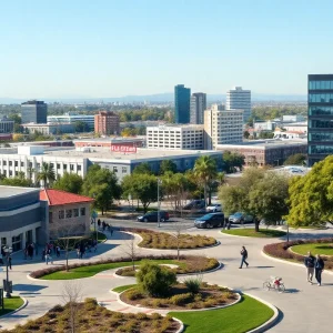 Cityscape of Fullerton highlighting recent developments