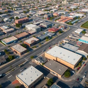 Aerial view of Orange County's economic landscape