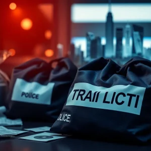 Police investigation related to human trafficking in California, Nevada, and Utah.
