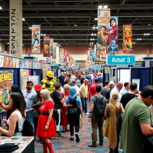 Fans and artists at WonderCon 2024 in Anaheim convention center