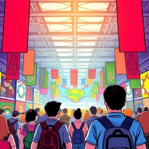 Excited fans at WonderCon 2026 in Anaheim