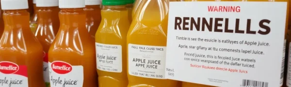 Apple Juice Recall Due to Potential Health Risk