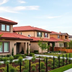 A wildfire-resilient neighborhood with modern homes in Escondido.