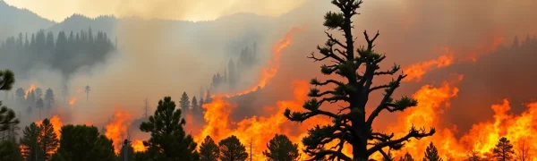 Silver Fire Endangers Ancient Trees in Bishop, California