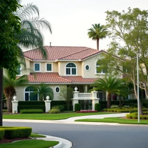 A peaceful neighborhood reflecting the gravity of a tragic incident