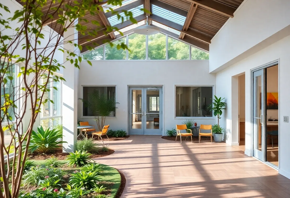 Exterior view of the new Drug and Alcohol Rehabilitation Center in Anaheim