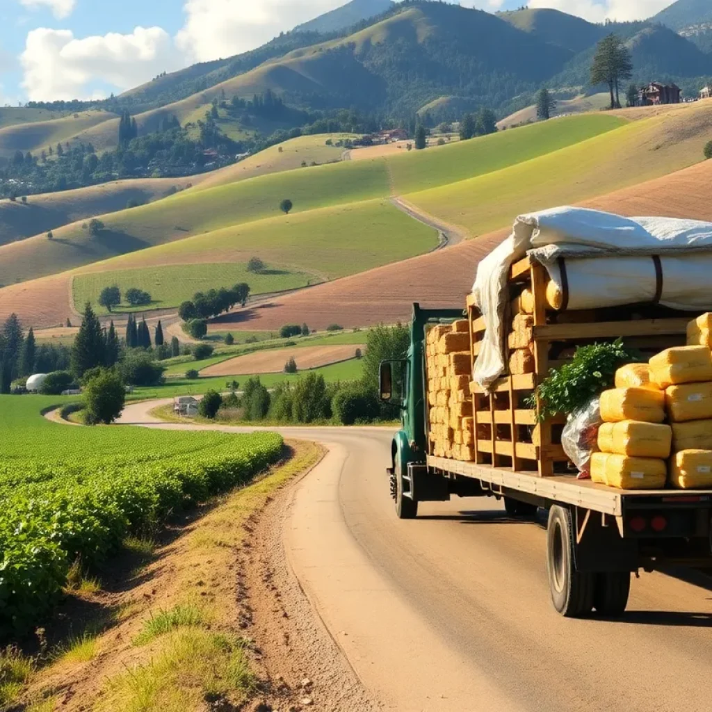 California agriculture showcasing its economic strength amidst tariff concerns.