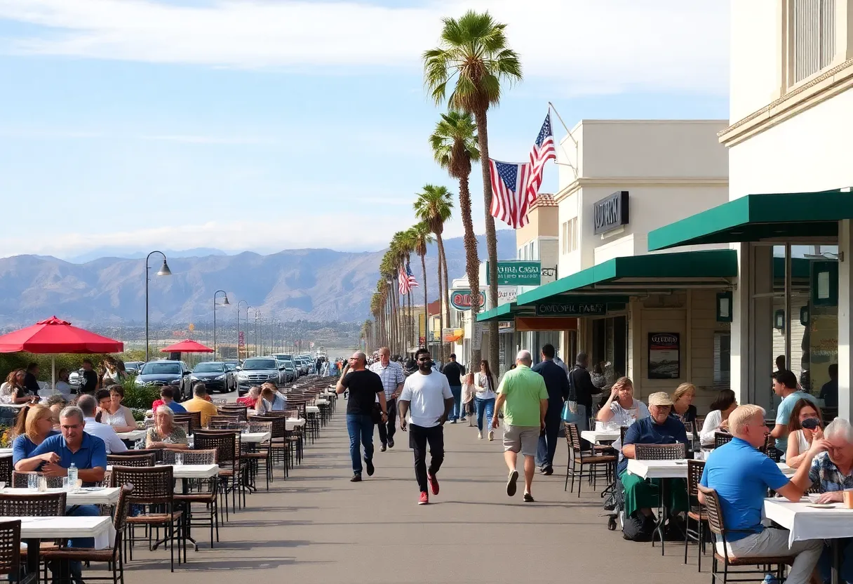 California street impacted by economic challenges