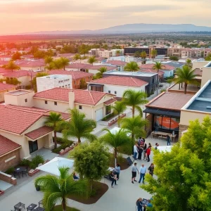 Overview of California's mixed economic landscape with new businesses and housing.