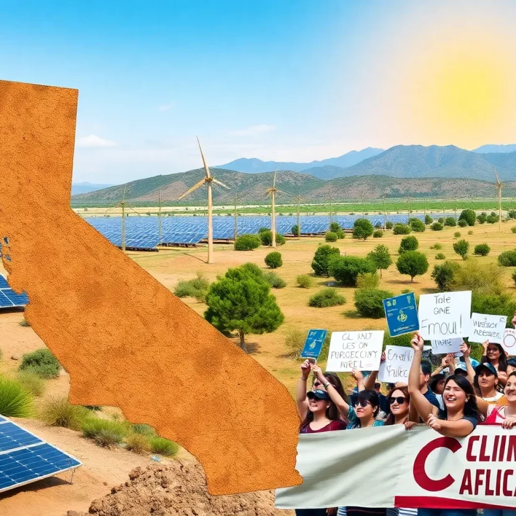 Visual representation of California's energy programs and climate initiatives.