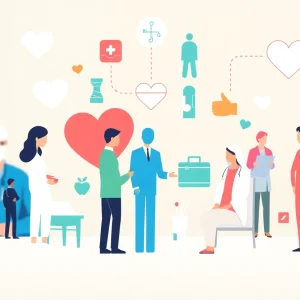Conceptual image of California health care system