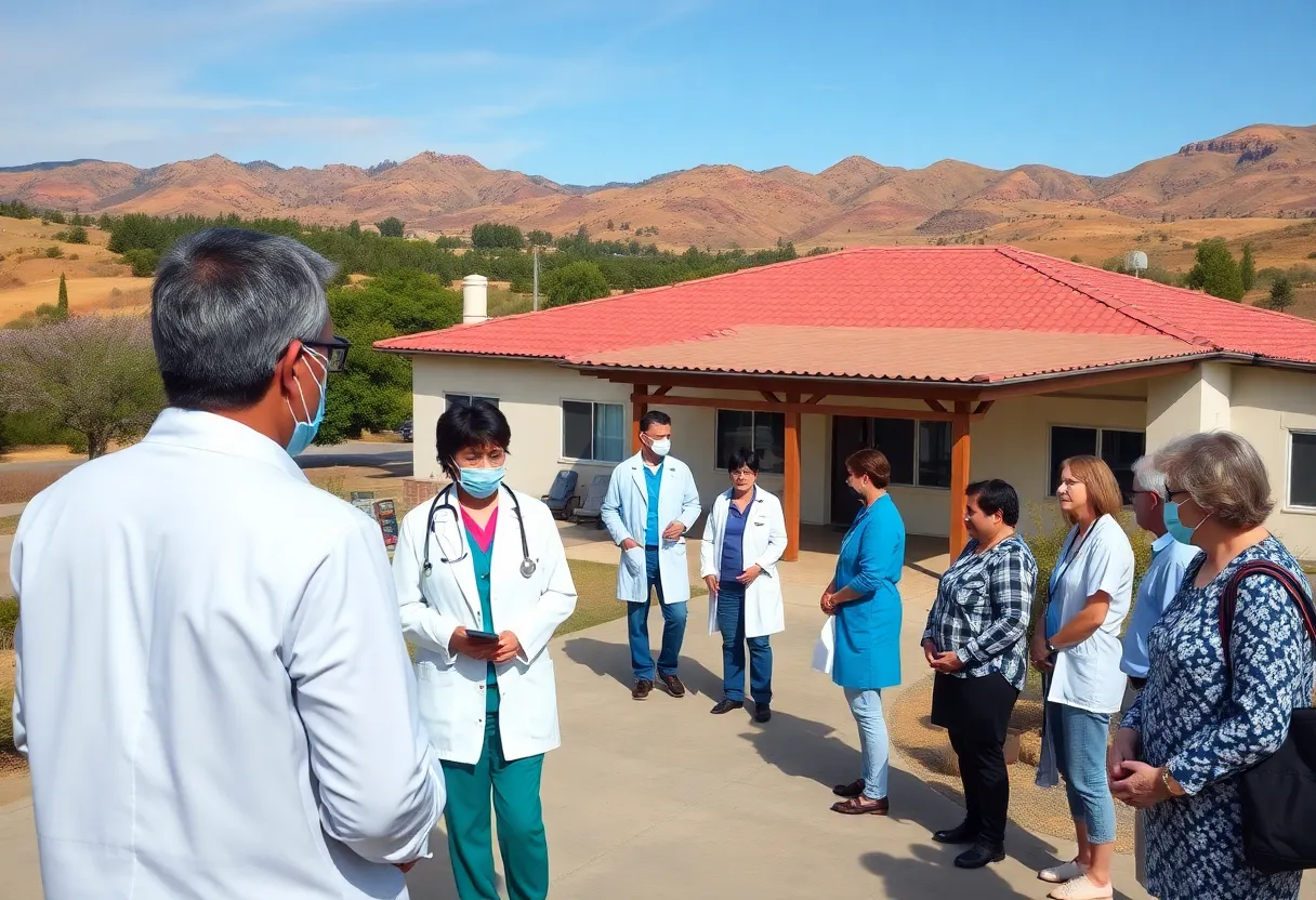Rural hospital in California providing healthcare services