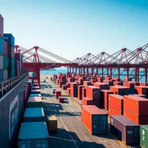 JOBS ANAHEIM CALIFORNIA AREA Containers at a California trade port