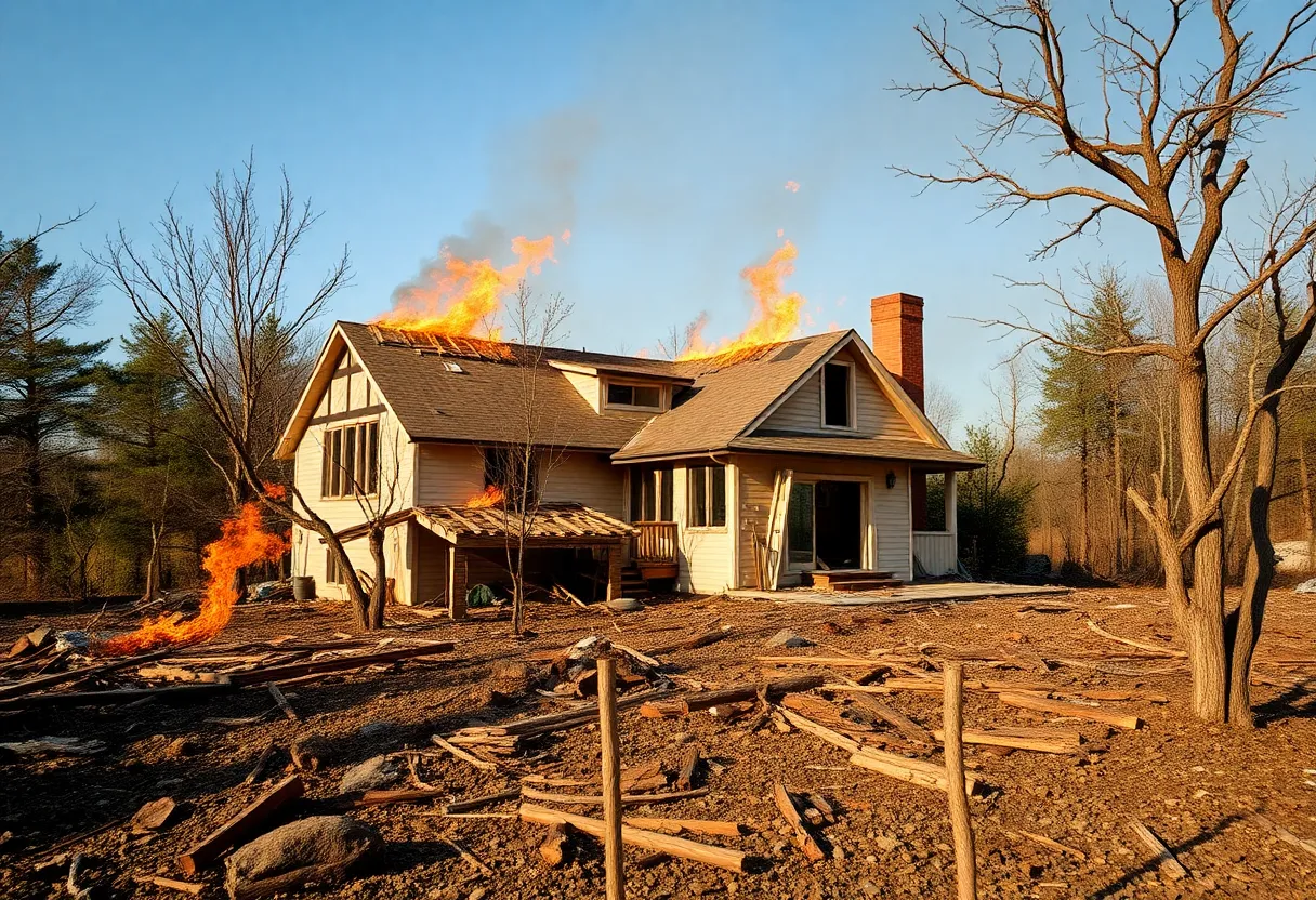 Destruction caused by California wildfires affecting homeowners insurance rates