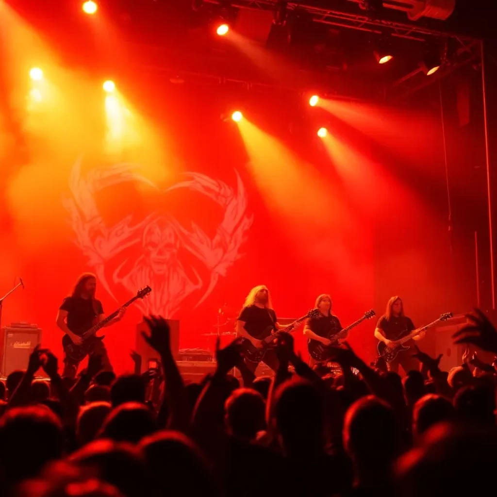 EMPEROR performing live during their U.S. tour