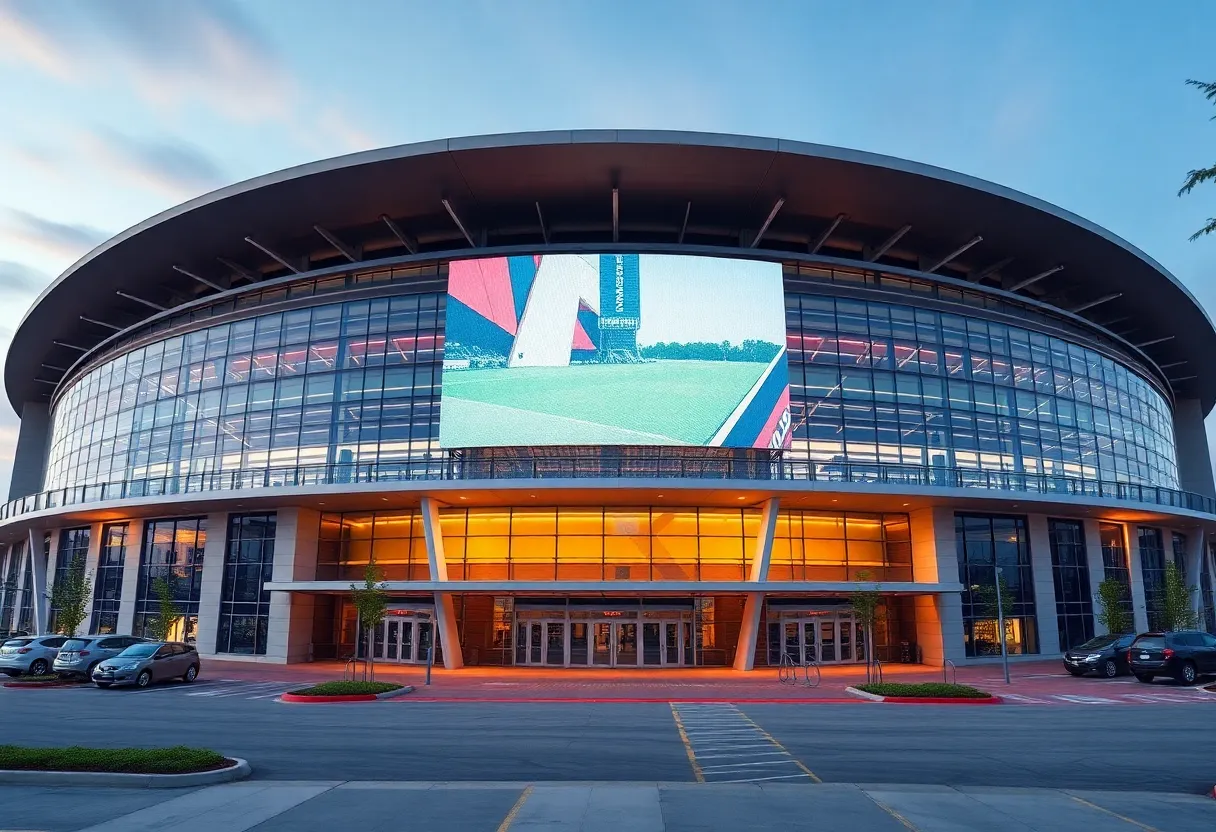 Concept design of the Honda Center renovation