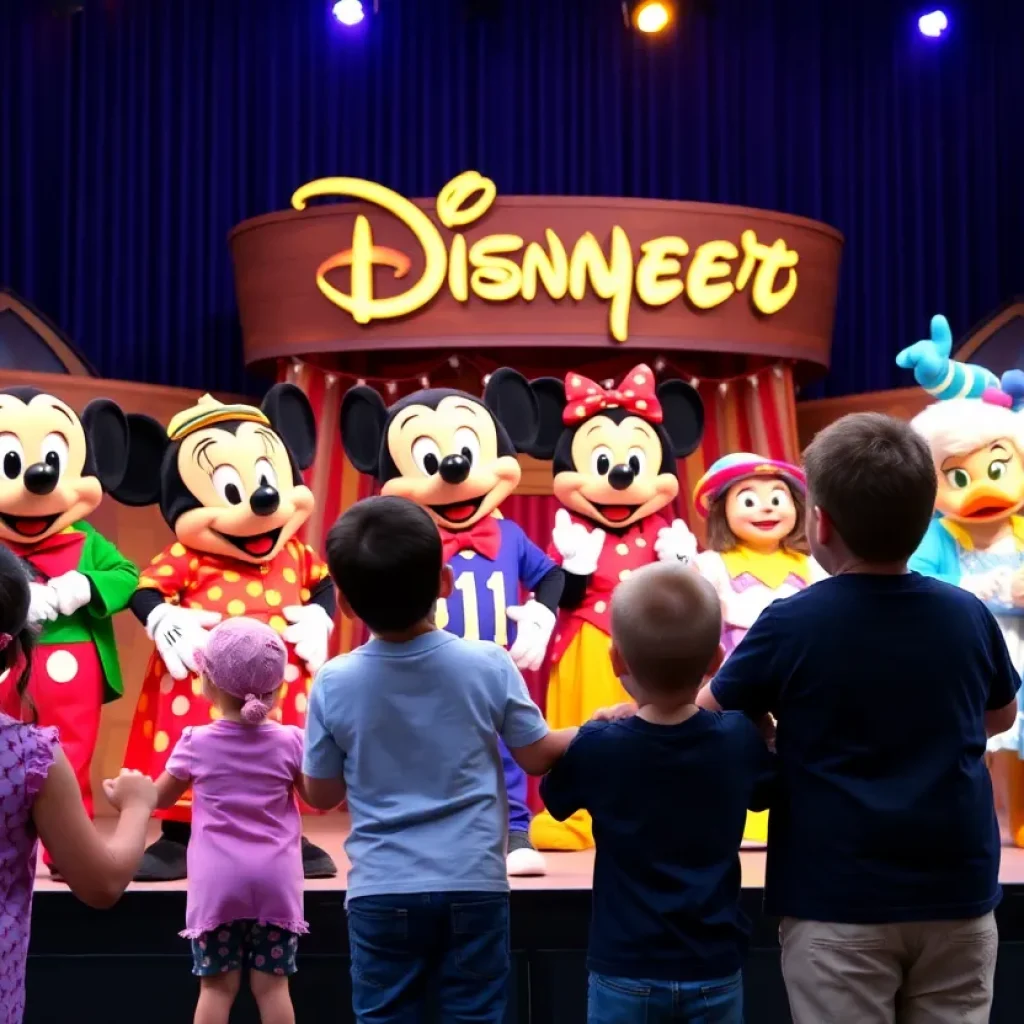 Children enjoying Mickey Mouse Clubhouse Live show