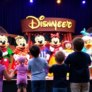 Children enjoying Mickey Mouse Clubhouse Live show