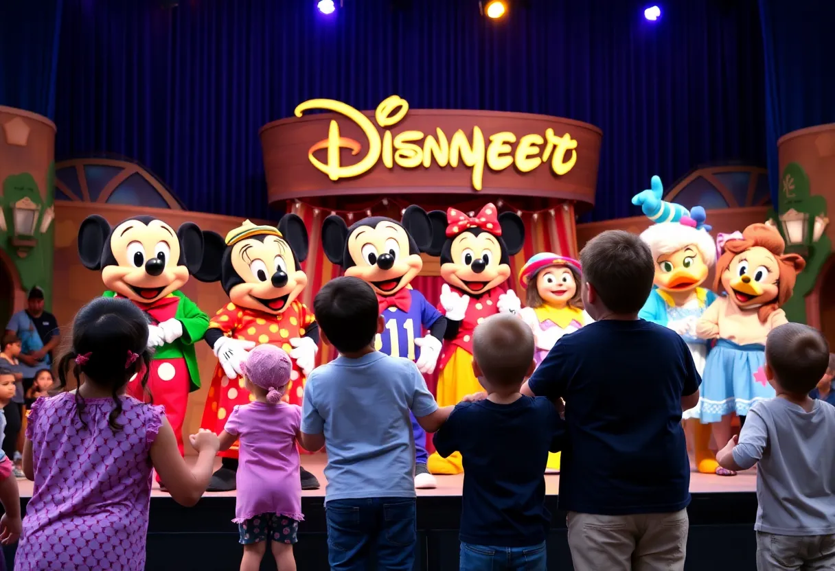 Children enjoying Mickey Mouse Clubhouse Live show