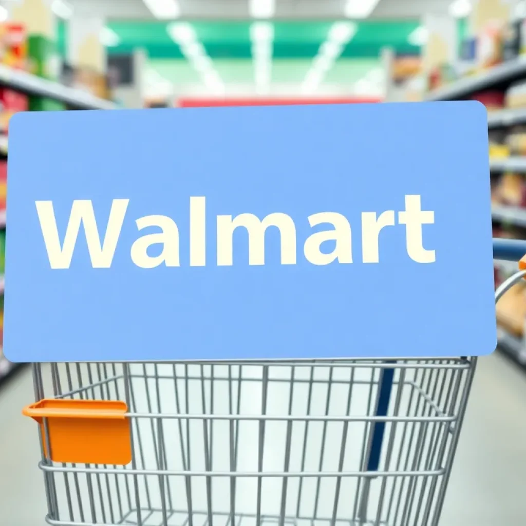 Image of a Walmart store representing the current retail closures in California.