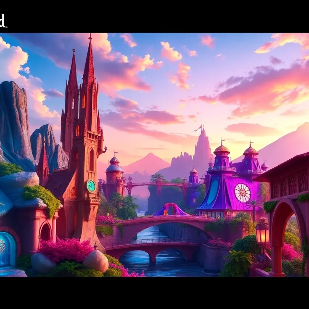 Concept art for Disneyland expansion featuring Avatar and Coco themes