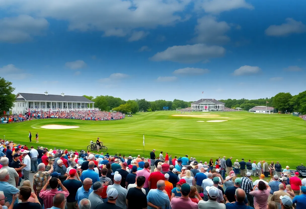 Oakmont Country Club hosting the U.S. Open golf tournament