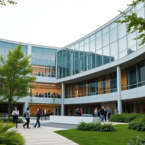 Rendering of the new STEM facility at San Diego State University