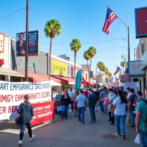 Local businesses in Long Beach raise funds for immigrants.
