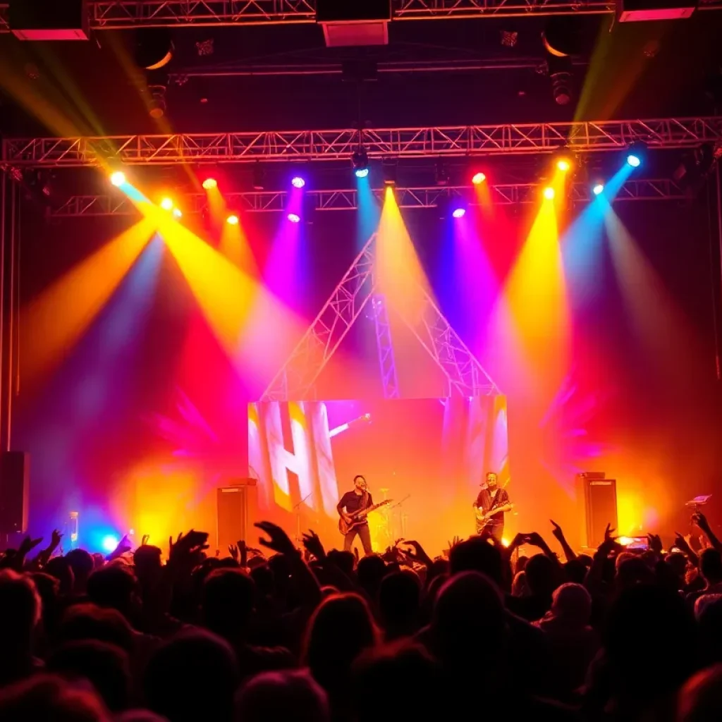 Heart performing during their Royal Flush Tour concert