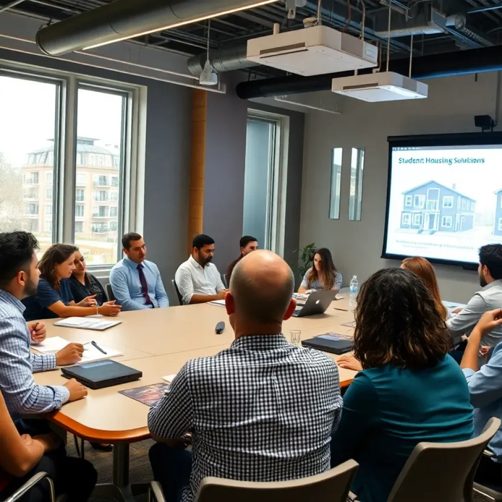 Participants at the Los Angeles Student Housing Summit discussing housing solutions.