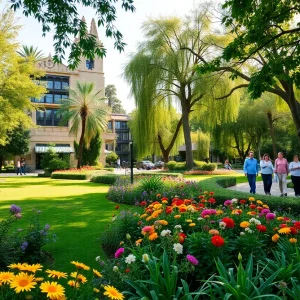A peaceful park in Anaheim Hills showcasing community engagement and natural beauty.