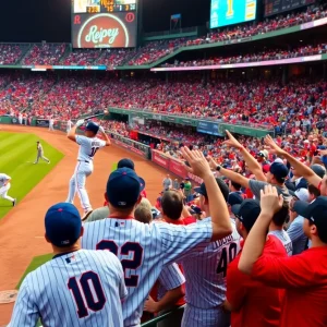 Los Angeles Angels celebrating victory over Dodgers