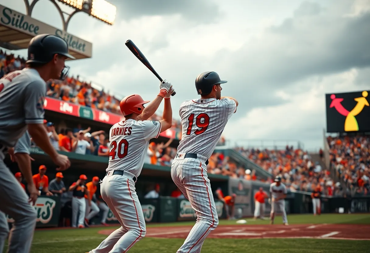 Los Angeles Angels players celebrating during the game against Texas Rangers