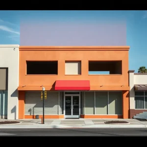 A visual representation of California businesses facing bankruptcy