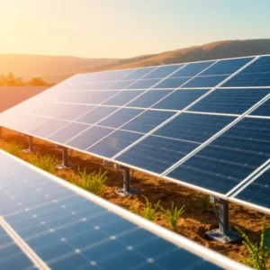 Community solar panels in California
