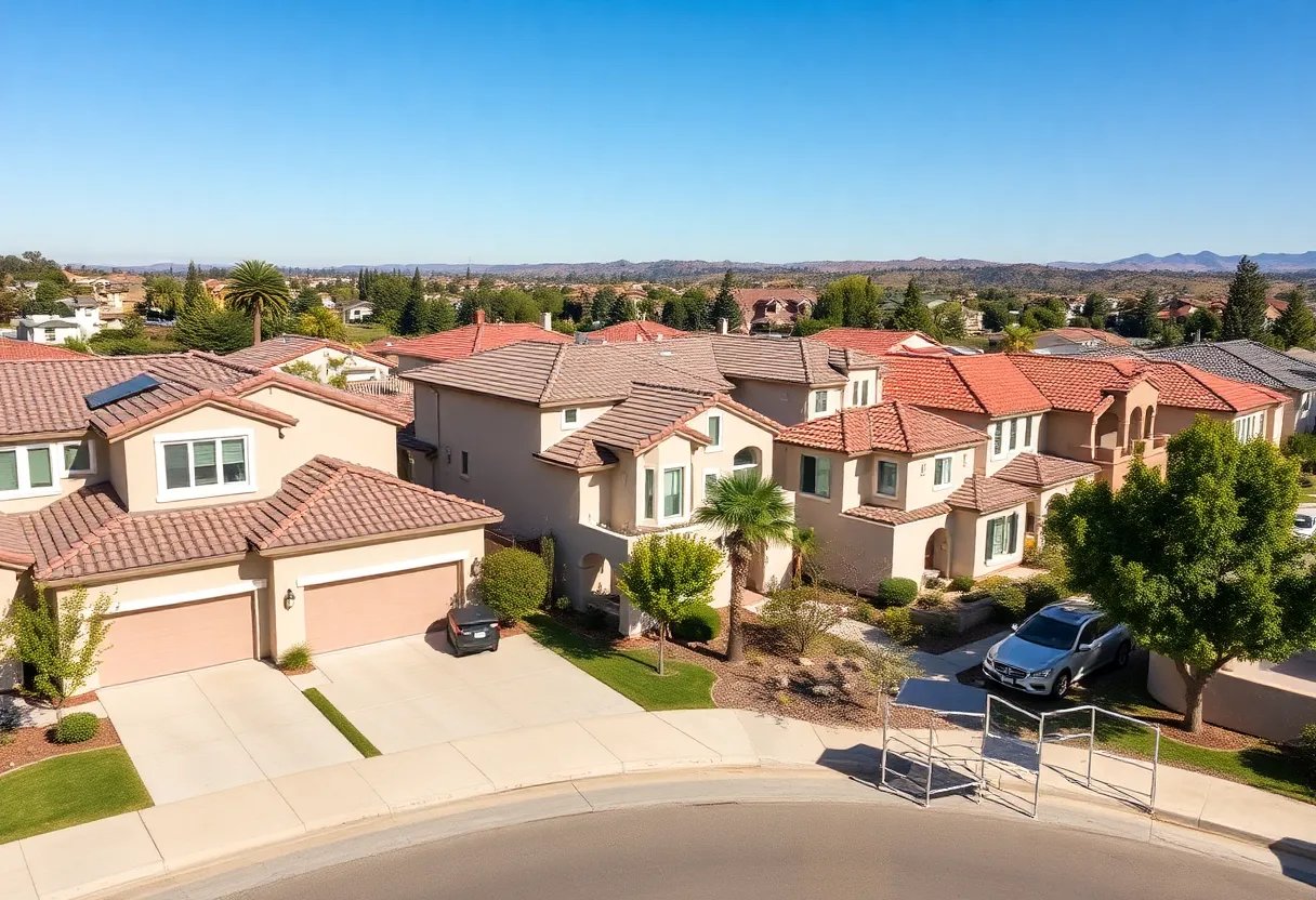 Modern homes in California showcasing real estate appreciation