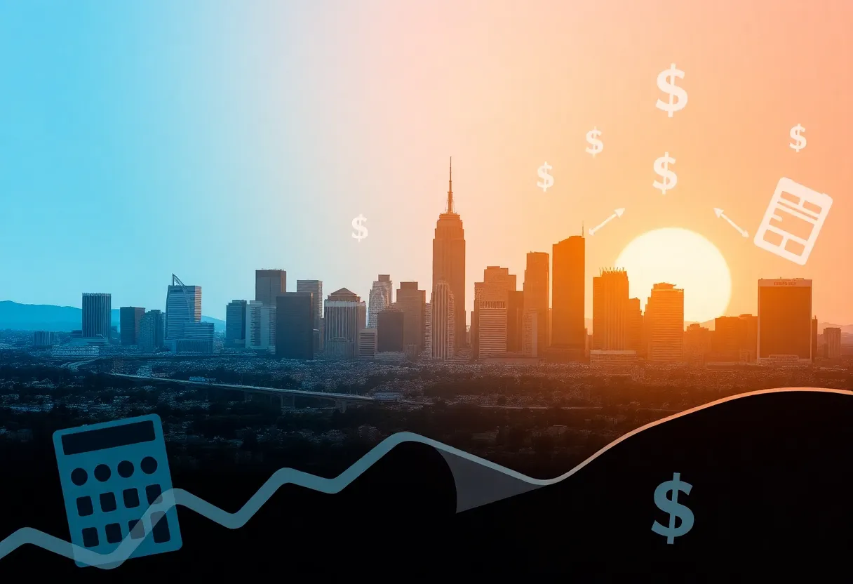 Illustration representing California tax benefits and financial growth