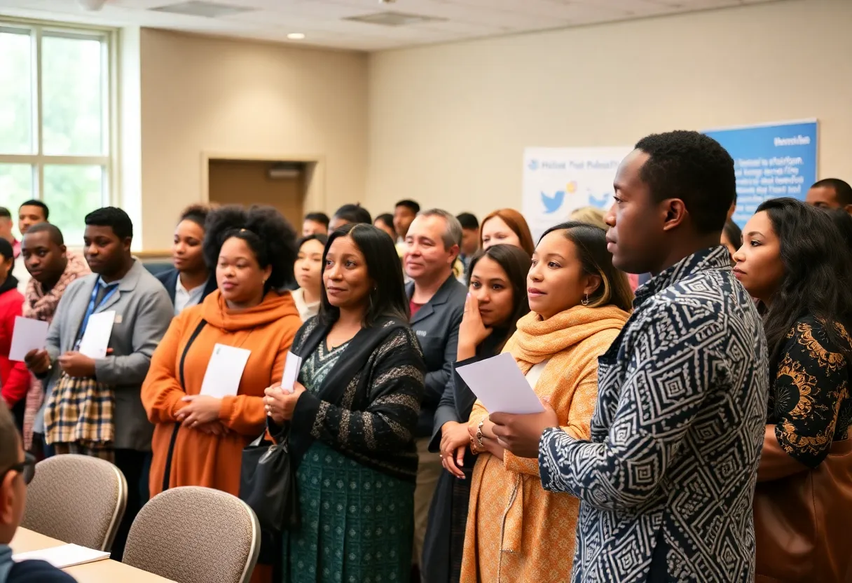 Attendees at the Community Health Ambassador Program launch event in Stanton