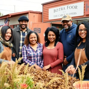 Community members supporting small businesses after wildfires