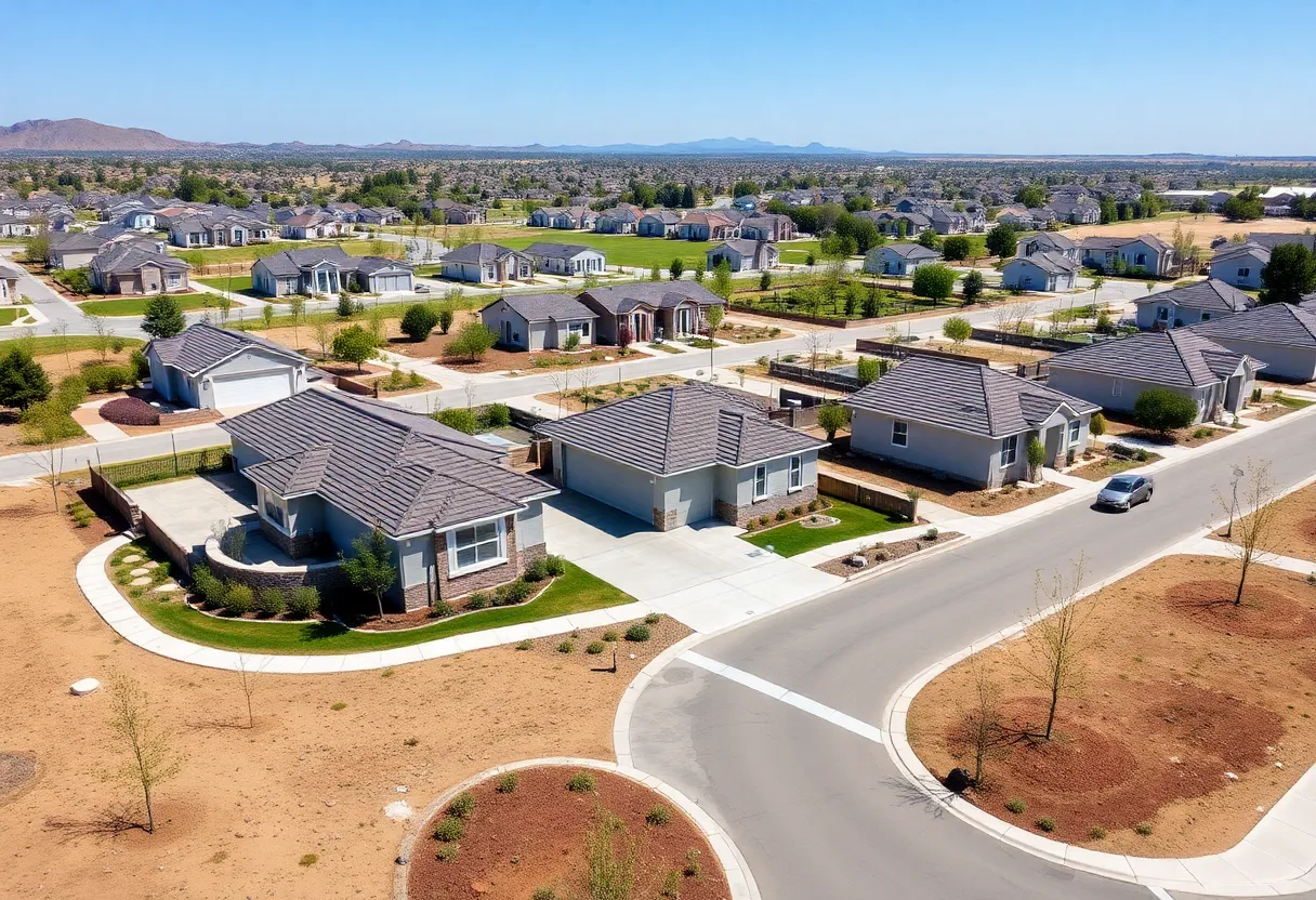Artist's rendering of Deer Canyon Preserve housing project in Anaheim