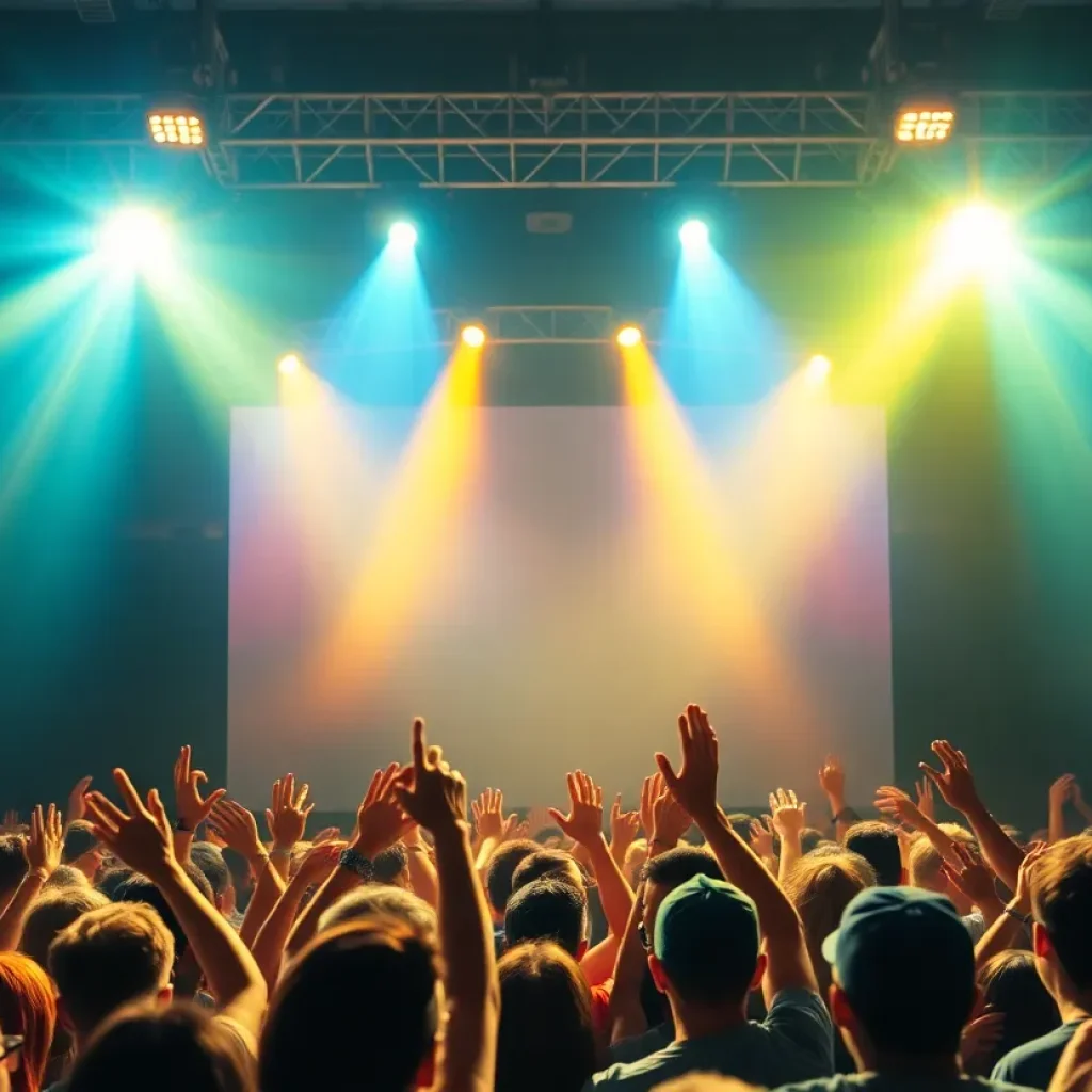 Crowd energy at a concert celebrating Joey Bada$$ Dark Aura Tour