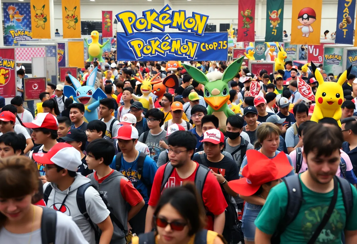 Crowd at the PokémonXP Convention in San Francisco