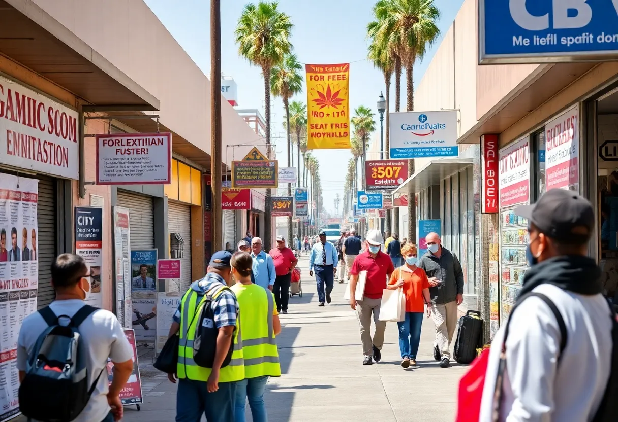 Workers in Southern California's job market