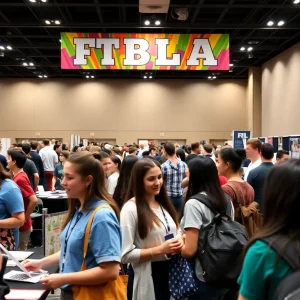 Students participating in the FBLA National Conference